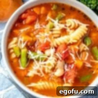 Homemade Minestrone Pasta Soup