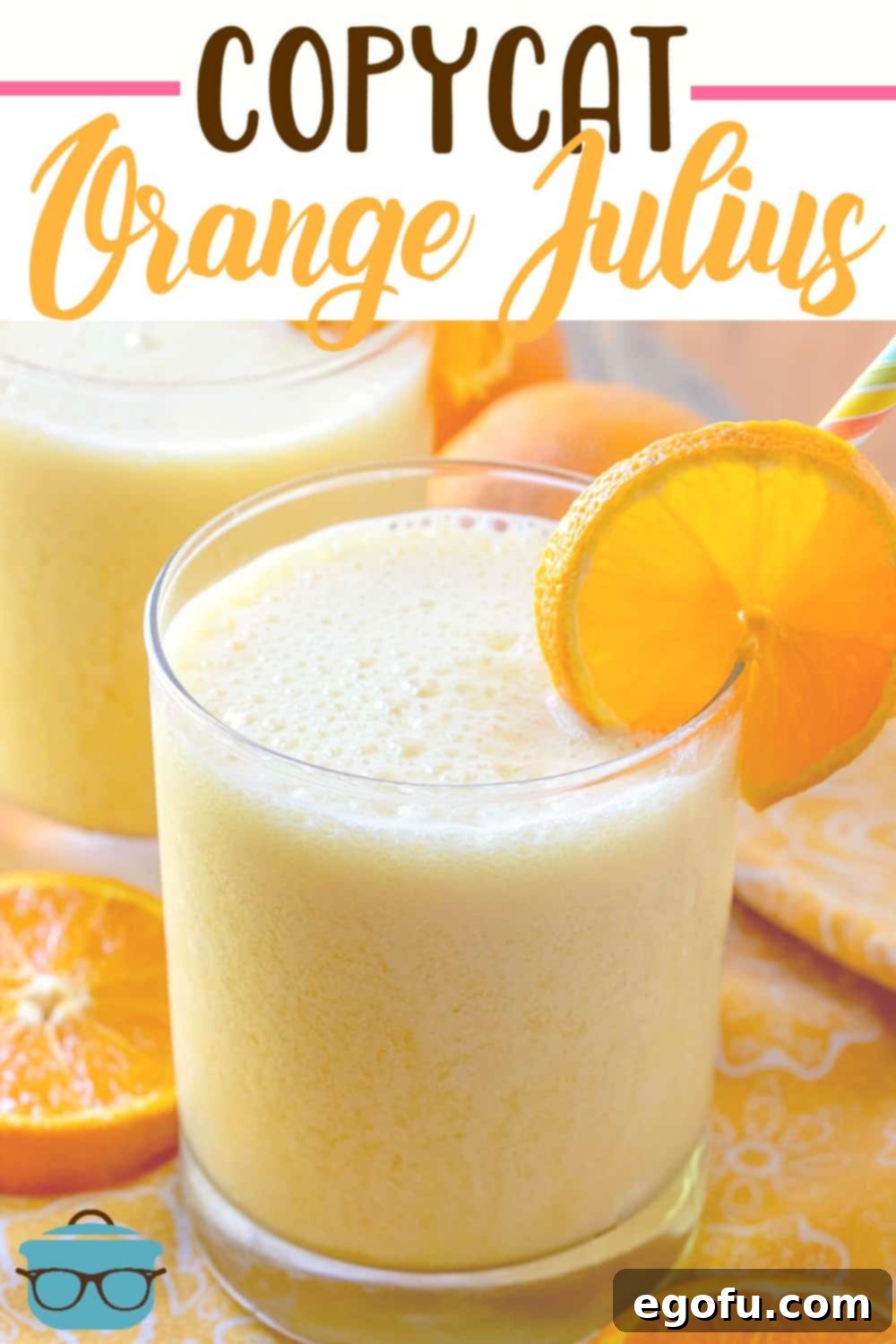 The Best Homemade Orange Julius 3 Copycat Orange Julius recipe from The Country Cook.