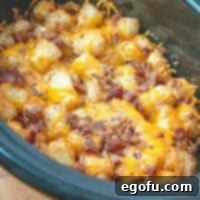 Crock Pot Chicken Tater Tot Casserole recipe