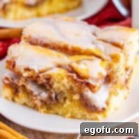 Swirl of Spice Cake 16 Cinnamon Roll Cake recipe from The Country Cook.