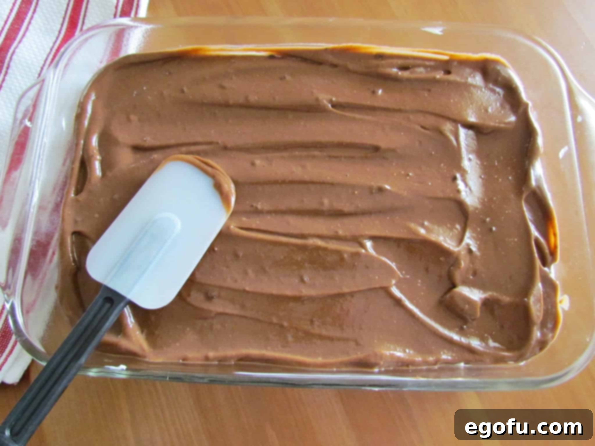 C Is For Cookie Layers 12 chocolate pudding layer.