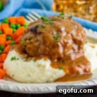 Hamburger Steaks with Gravy recipe