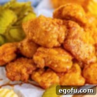 Air Fryer Nashville Hot Chicken Nugget recipe from The Country Cook.