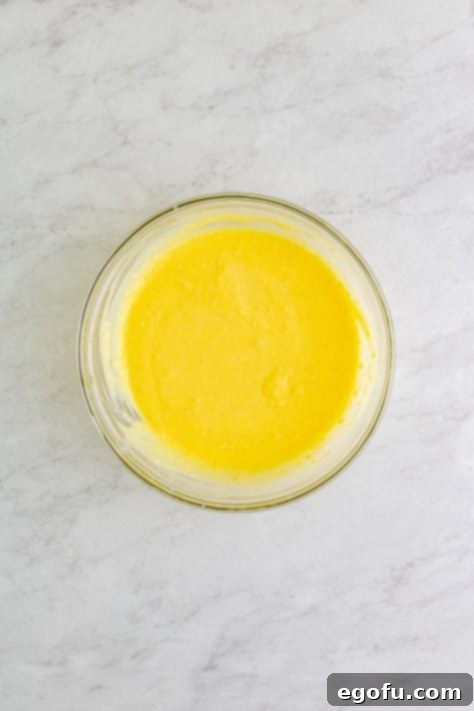 Coconut pudding mixed together.