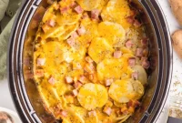 Slow Cooker Ham and Potatoes
