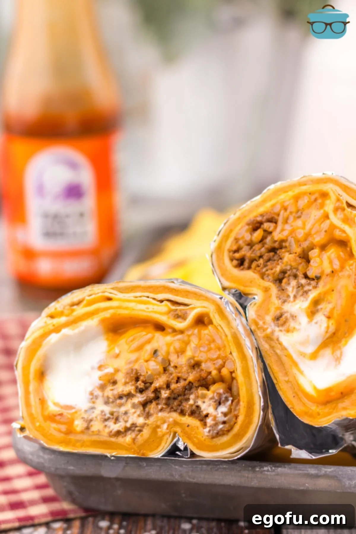 Homemade Taco Bell Quesarito served on a plate, showcasing the delicious fillings.