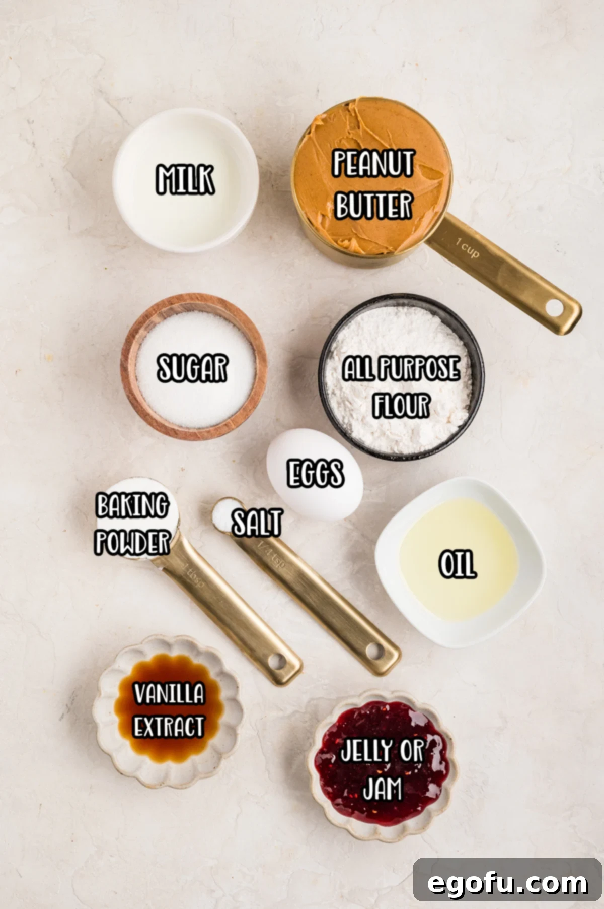 Peanut Butter & Jelly Swirl Muffins 4 Ingredients for Peanut Butter and Jelly Muffins