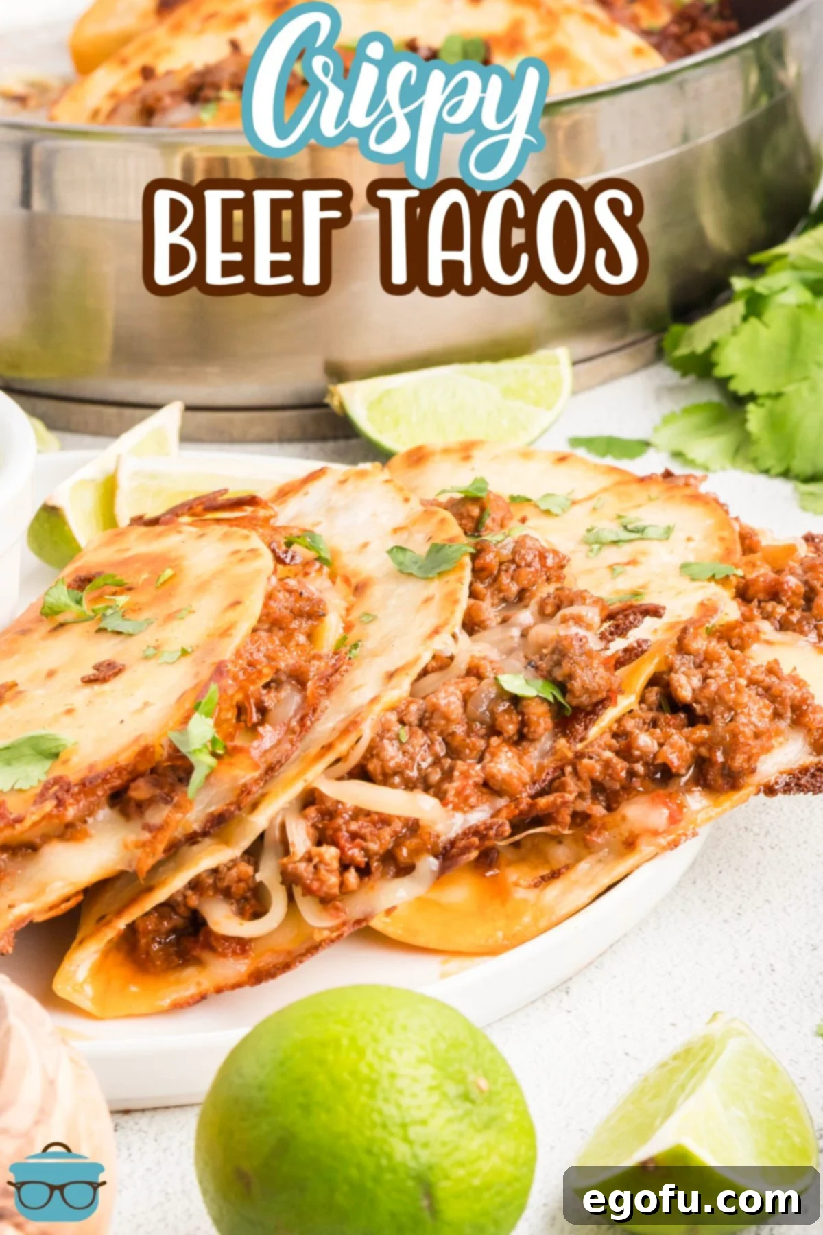 Two Crispy Beef Tacos